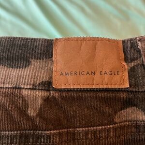 American Eagle Camo Corduroy Super Stretch